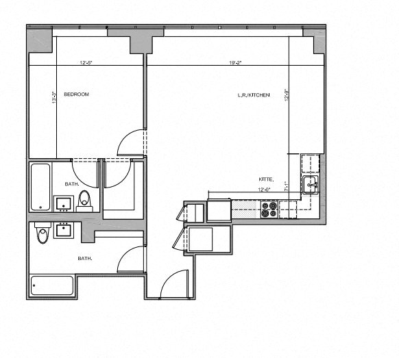 Apartment 1609 enlarge view